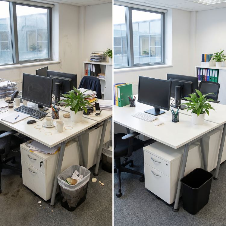 Perfekte und preiswerte Büroreinigung