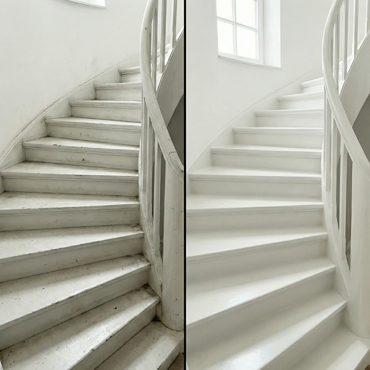 Erstklassige Treppenhausreinigung