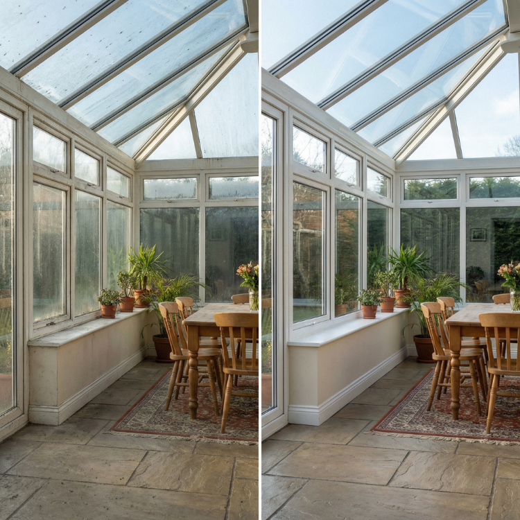 Preisgünstige Wintergartenreinigung 